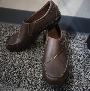 Clarks Womens Ashland Lane Q Slip On Loafer Redwood Size 9.5